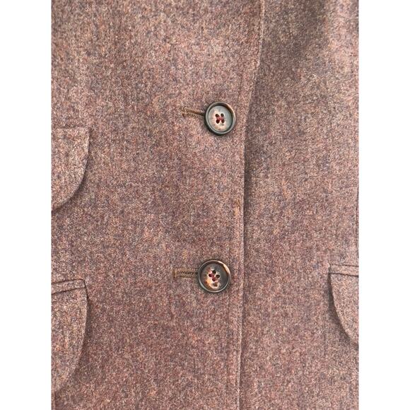 Vintage Pure Wool Blazer Womens Size 6 Academia Feminine Tailored Fall Classic - Picture 5 of 8